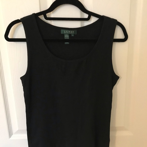 Ralph Lauren Tank top size Large Black Lace - Picture 2 of 3